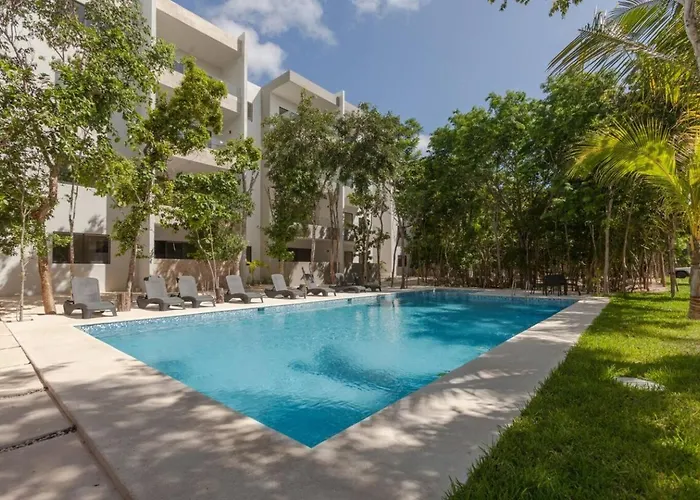 Hébergement de vacances Family Friendly 10min To Wifi 200mb Gym Playa del Carmen