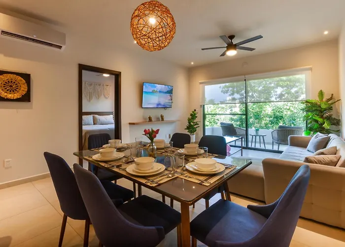 Family Friendly 10min To Wifi 200mb Gym * Playa del Carmen