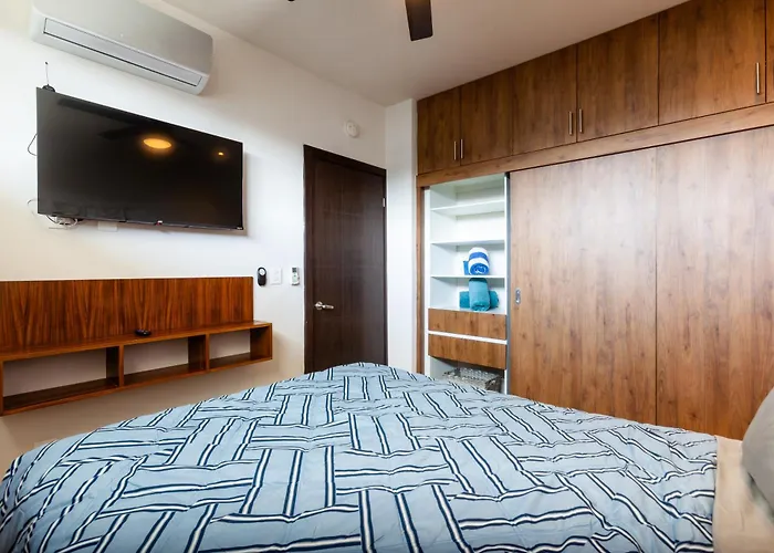 Family Friendly 10min To Wifi 200mb Gym Hébergement de vacances Playa del Carmen